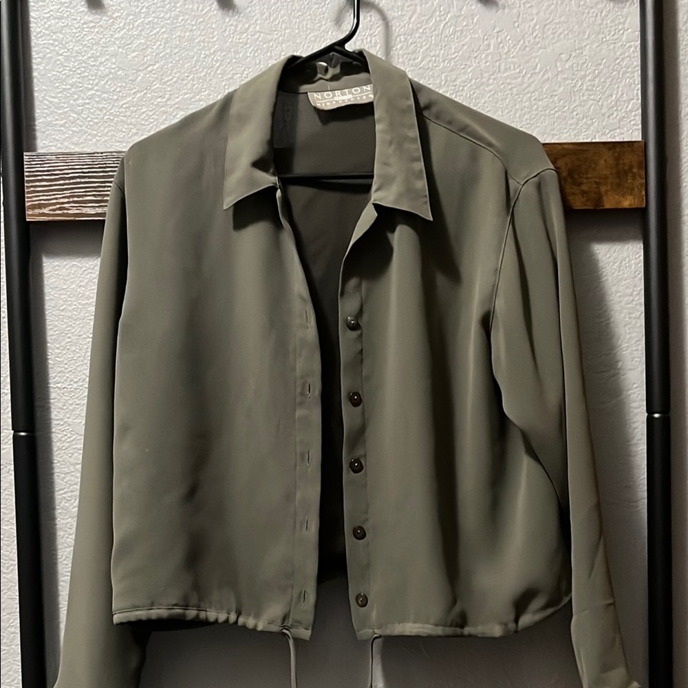 Women's Olive blouse style top